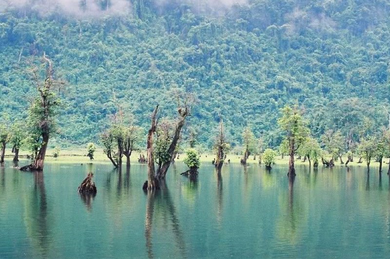 Cảnh sắc hoang sơ kỳ thú ở Hồ Noong